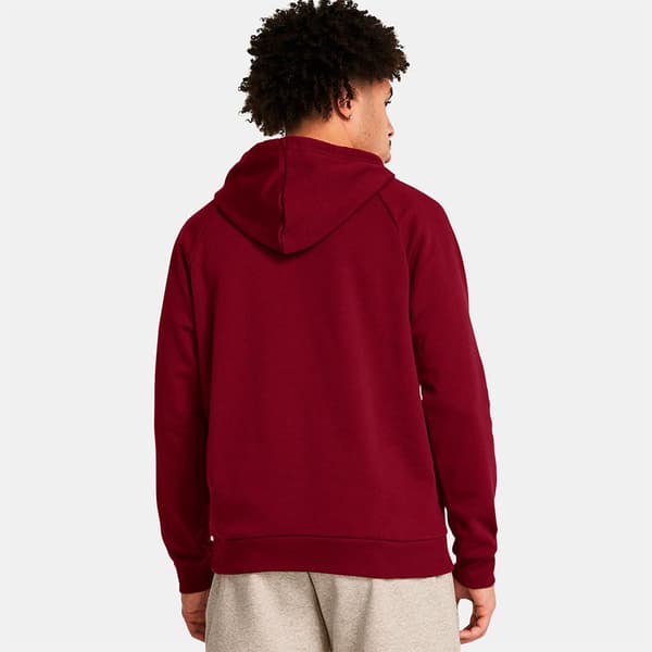 Under Armour Rival Fleece Hættetrøje Rød L / Regular Mand