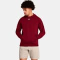 Miniatyrbillede 1 af 4: Under Armour Rival Fleece Hættetrøje Rød L / Regular Mand