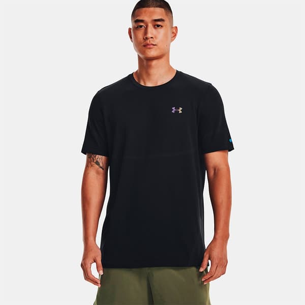 Under Armour Rush Legacy T-shirt Med Korta ärmar Svart L Man
