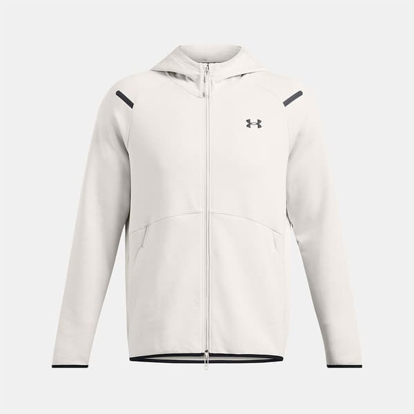 Under Armour Unstoppable Fleece Eu Sweatshirt Med Lynlås Hvid 3XL / Regular Mand