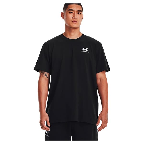 Under Armour Logo Embroidered Heavyweight T-shirt Med Korta ärmar Svart 3XL Man