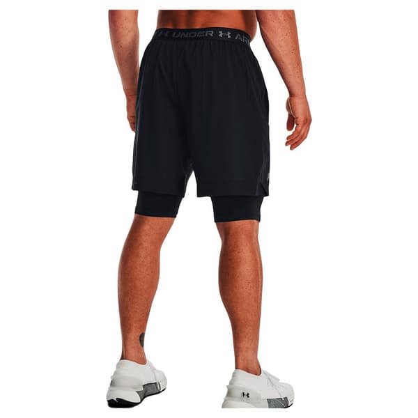 Under Armour Vanish Woven 2-in-1 Shortsit Musta 2XL Mies