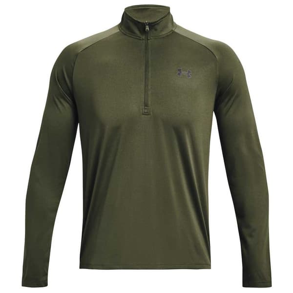 Under Armour Tech™ 2.0 Halv Dragkedja Långärmad T-shirt Grönt 2XL / Regular Man