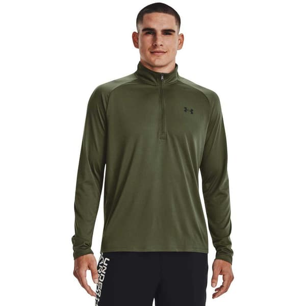 Under Armour Tech™ 2.0 Halv Dragkedja Långärmad T-shirt Grönt 2XL / Regular Man