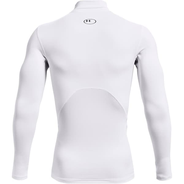 Under Armour Coldgear Armour Comp Mock Pitkähihainen T-paita Valkoinen S / Regular Mies