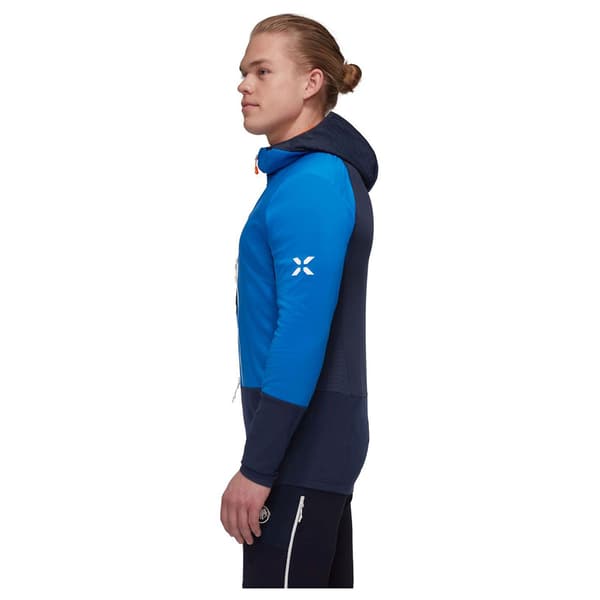 Mammut Eiger Speed Ml Hybrid Halv Lynlås Sweatshirt Blå M Mand