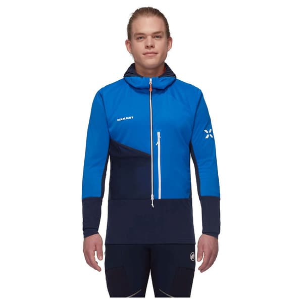 Mammut Eiger Speed Ml Hybrid Halv Lynlås Sweatshirt Blå M Mand
