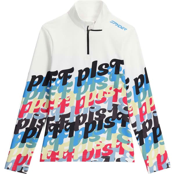 Spyder Vivid Halv Lynlås Sweatshirt Hvid S Kvinde