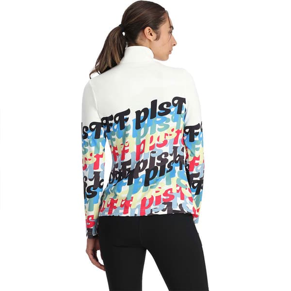 Spyder Vivid Halv Lynlås Sweatshirt Hvid S Kvinde