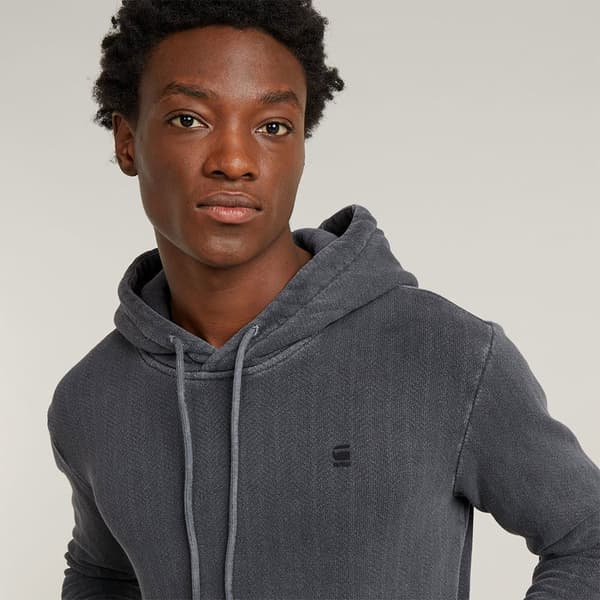 G-star Overdyed Hættetrøje Grå M Mand