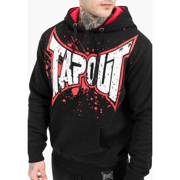 Tapout Splashing Hoodie Huvtröja  S Man