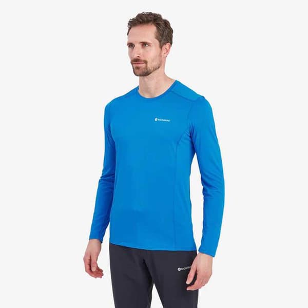 Montane Dart Lite Pitkähihainen T-paita Sininen XL Mies