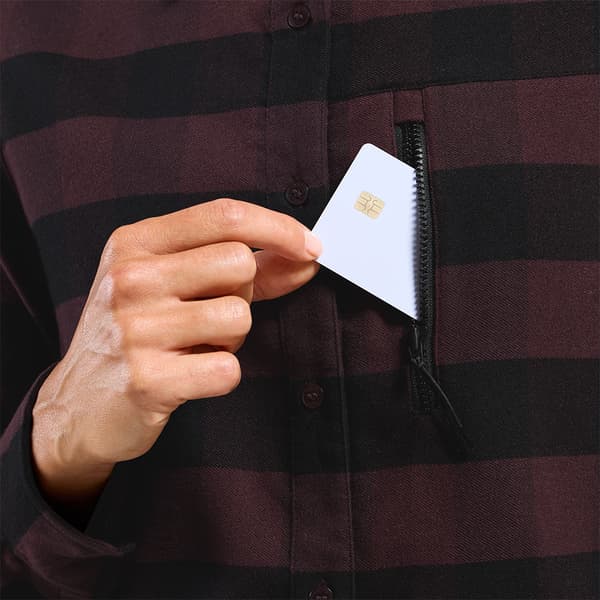Odlo Essential T-shirt Med Lång ärm Brun,Svart S Kvinna