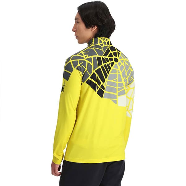 Spyder Legacy Tröja Med Halv Dragkedja Gul L Man
