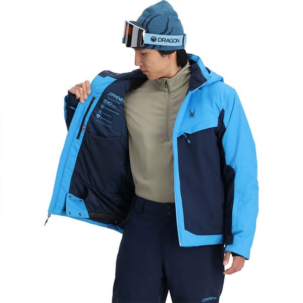 Spyder Legacy Collegepaita Puolivetoketjulla Musta XL Mies