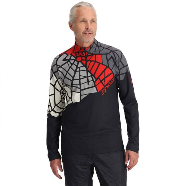 Spyder Legacy Collegepaita Puolivetoketjulla Musta XL Mies