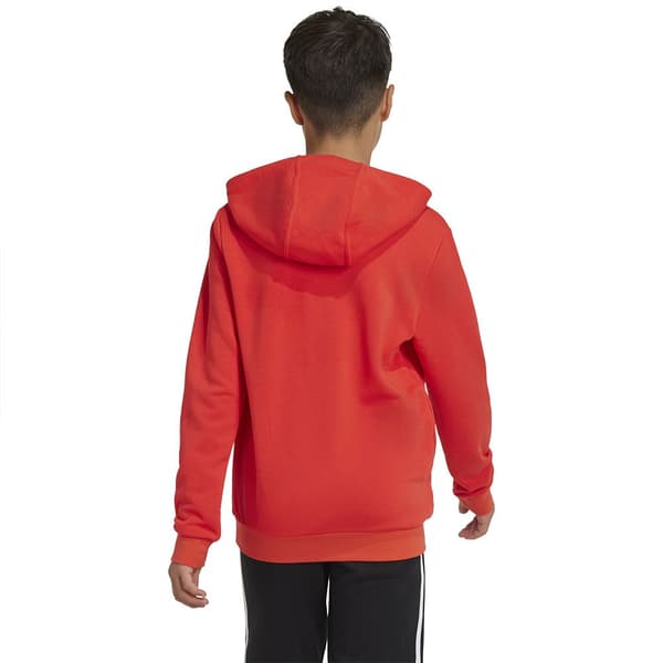 Adidas Big Logo Essentials Cotton Tröja Med Huva Orange 13-14 Years Pojke