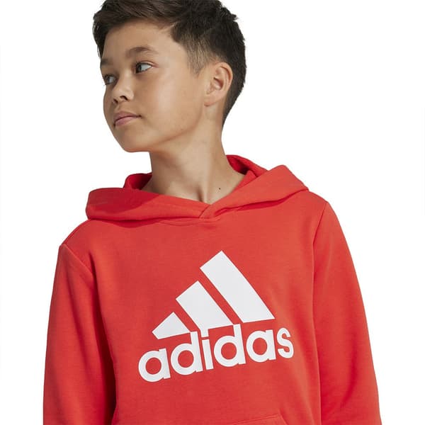Adidas Big Logo Essentials Cotton Tröja Med Huva Orange 13-14 Years Pojke