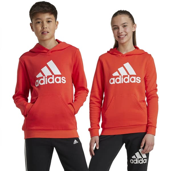Adidas Big Logo Essentials Cotton Tröja Med Huva Orange 13-14 Years Pojke