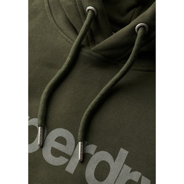 Superdry Core Logo City Loose Huvtröja Grönt M Man