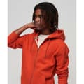 Miniatyrbild 3 av 5: Superdry Essential Logo Sweatshirt Med Dragkedja Orange S Man