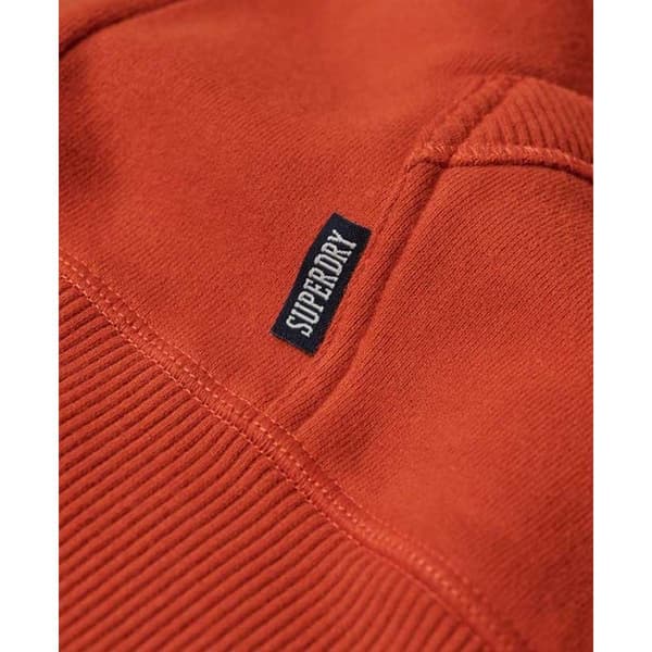 Superdry Essential Logo Sweatshirt Med Dragkedja Orange S Man