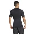 Miniatyrbillede 2 af 6: Adidas Techfit 3 Stripes T-shirt Med Korte ærmer Sort 2XL Mand