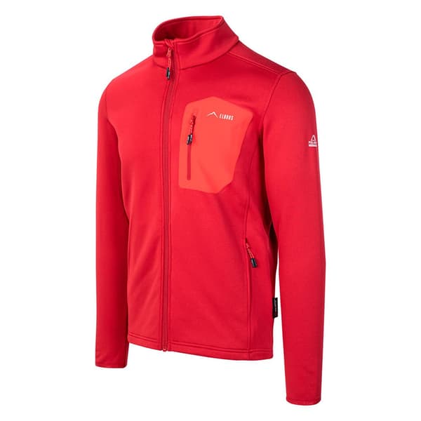Elbrus Nomi Fleecetec Sweatshirt Med Lynlås Rød L Mand