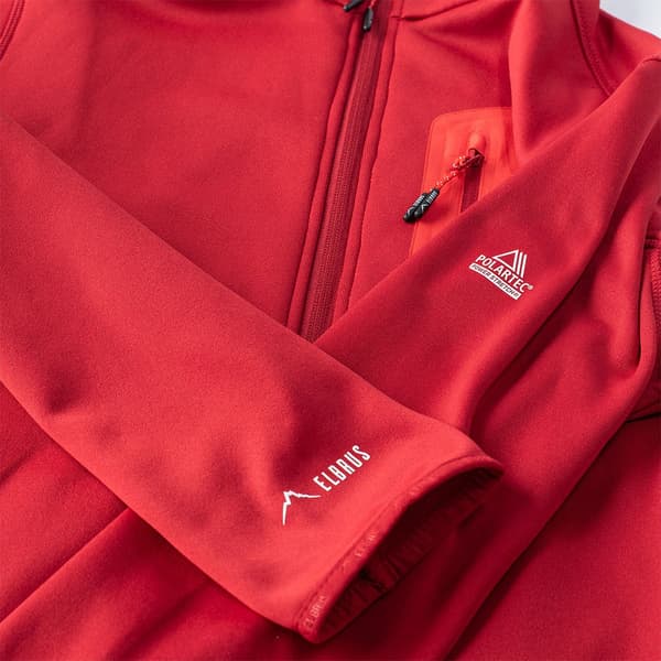 Elbrus Nomi Fleecetec Sweatshirt Med Lynlås Rød L Mand