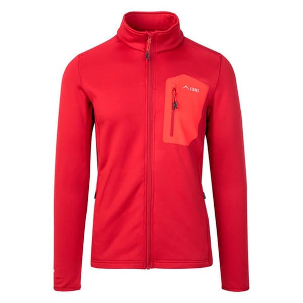 Elbrus Nomi Fleecetec Sweatshirt Med Lynlås Rød L Mand