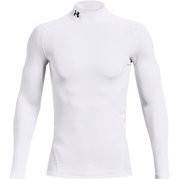Under Armour Coldgear Armour Comp Mock Pitkähihainen T-paita Valkoinen 2XL / Regular Mies