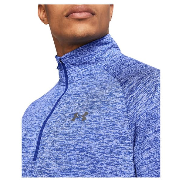 Under Armour Tech™ 2.0 Halv Dragkedja Långärmad T-shirt Blå M / Regular Man