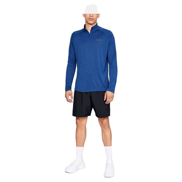 Under Armour Tech™ 2.0 Halv Dragkedja Långärmad T-shirt Blå M / Regular Man