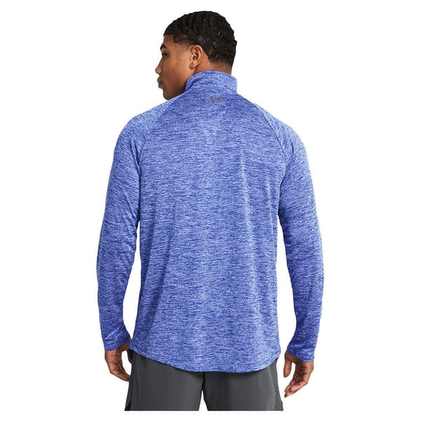 Under Armour Tech™ 2.0 Halv Dragkedja Långärmad T-shirt Blå M / Regular Man