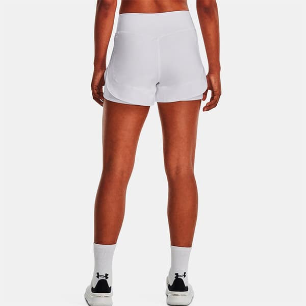 Under Armour Flex Woven 2-in-1 Shortsit Valkoinen S Nainen