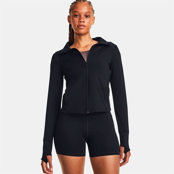 Under Armour Meridian Jacket Pitkähihainen T-paita Musta XS Nainen