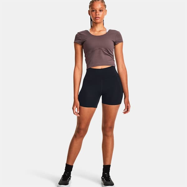 Under Armour Meridian Middy Shorts Svart S Kvinna