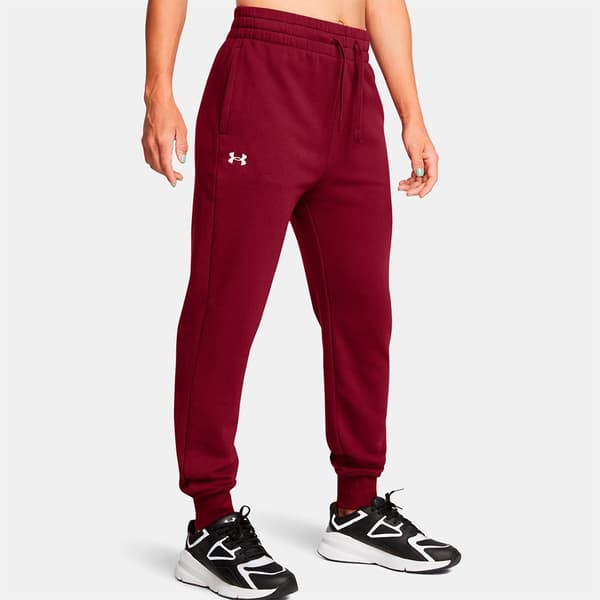 Under Armour Rival Fleece Joggers Röd L / Regular Kvinna
