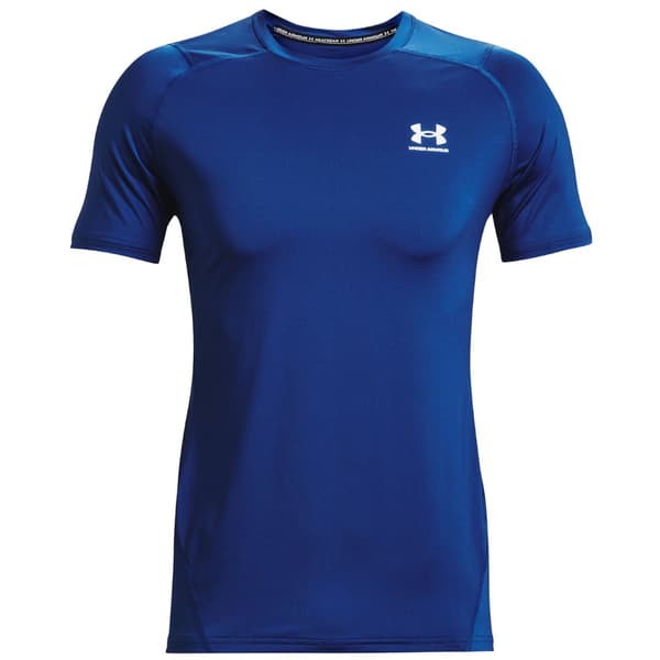 Under Armour Heatgear Armour Fitted T-shirt Med Korte ærmer Blå 2XL / Regular Mand