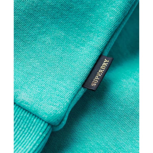Superdry Super Athletic Graphic Sweatshirt Med Dragkedja Grönt S Kvinna
