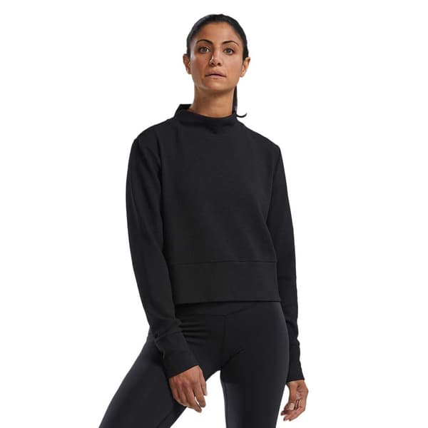 Tyr Waffle Cropped Sweatshirt  S Kvinde