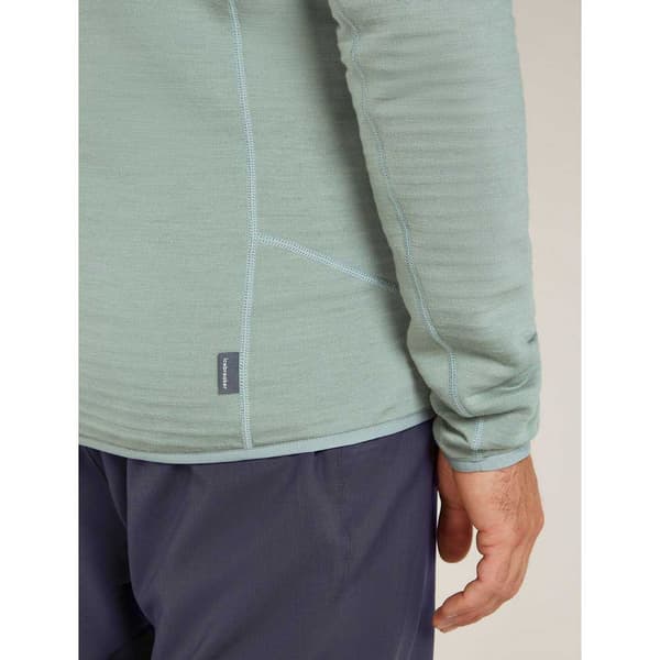 Icebreaker Merino 400 Realfleece Descender Kokovetoketjullinen Collegepaita  M Mies