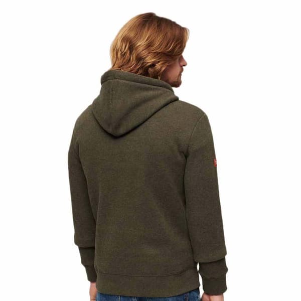 Superdry Embossed Archive Graphic Tröja Med Huva Grönt M Man