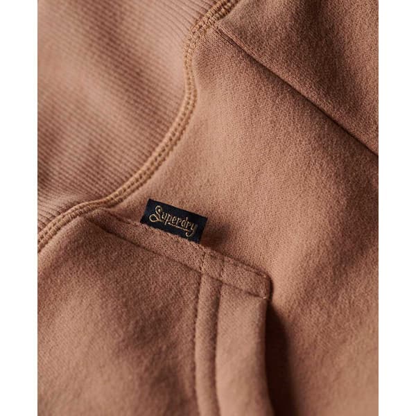 Superdry Essential Logo Sweatshirt Med Lynlås Beige 2XS Kvinde