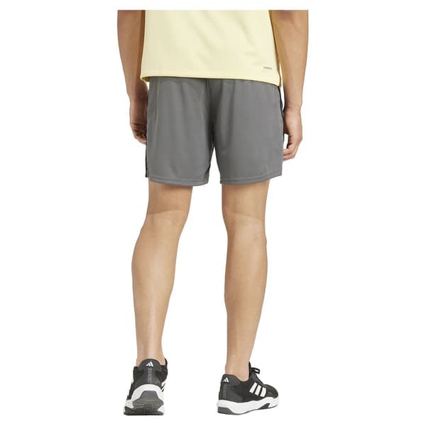 Adidas Train Essentials Piqué 3 Stripes Shorts Grå S / Regular Man