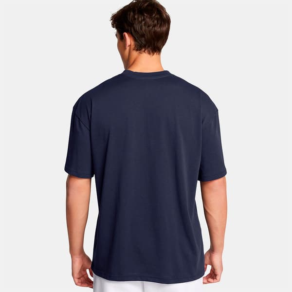 Under Armour Heavyweight Oversized Branded T-shirt Med Korta ärmar Blå XL Man