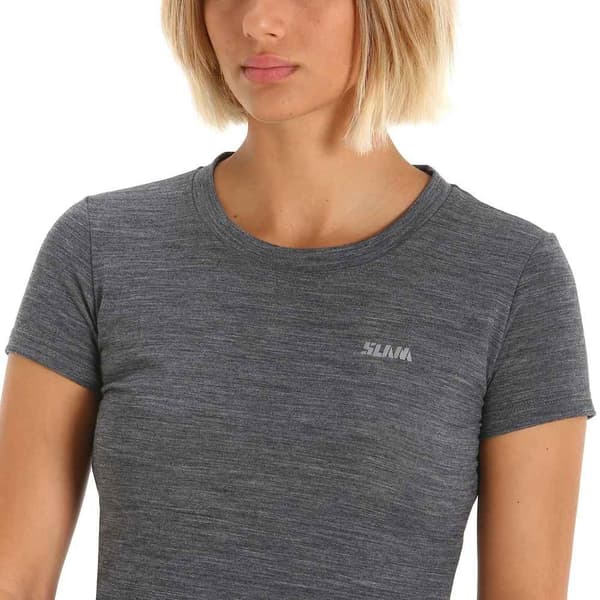 Slam Active Merino T-paita Harmaa XL Nainen