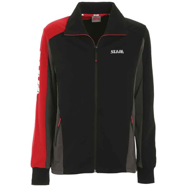 Slam Deck Zip Sweat Kokovetoketjullinen Collegepaita Musta XS Nainen