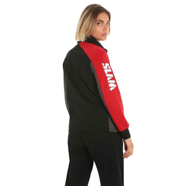 Slam Deck Zip Sweat Kokovetoketjullinen Collegepaita Musta XS Nainen