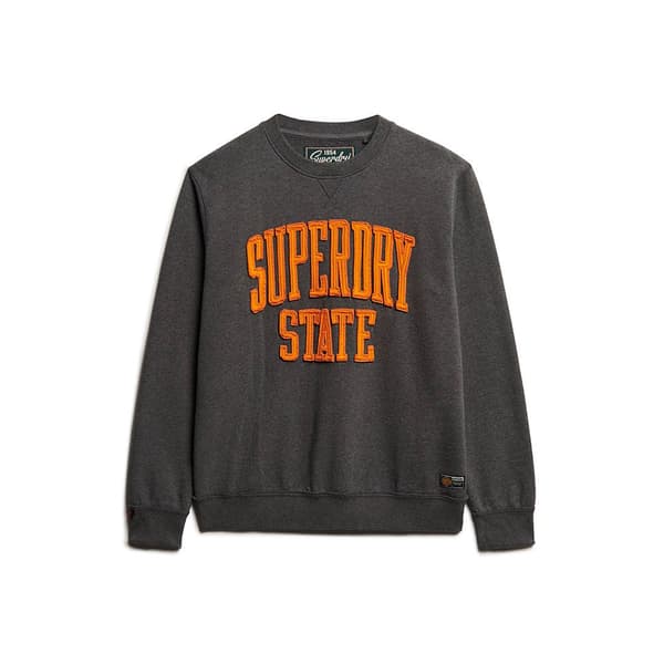 Superdry Vintage Athletic Tröja Grå L Man